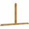Ekena Millwork Portland Rough Sawn Timber Gable Bracket, Western Red Cedar, 108"W x 58"H x 4"D x 4"F, 13/12 Pitch GBW108X58X0404POR00RWR - alternate 3